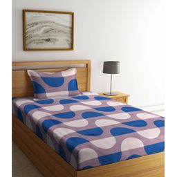 Arrabi Single Bed Cotton Bedsheet and Pillow Cover  Multicolour-image-42