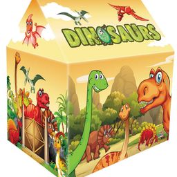 Lattice Dinosaur Kids Play Tent House for Girls and Boys Toy Home-Color May Vary-12