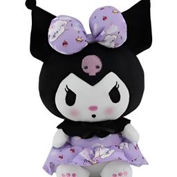 Tickles Cute Anime Cartoon Character Soft Stuffed Plush Toy for Kids Birthday Gift (Color: Black & Purple; Size: 20 cm)-image-5