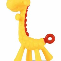 Numum BPA Free Flexible - Soft Silicone Giraffe Shape Teether- Multicolor ( color and design may vary)-11