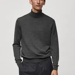 MANGO MAN Woollen Pullover-image-42