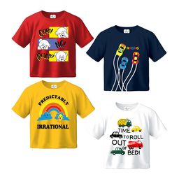 Toddylon Kids 4 Printed Applique T-shirt-33