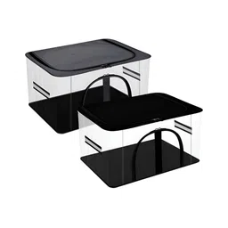 Myntra Elegant Homes Grey 2 Pieces PVC Regular Multi-Utility Organisers-9