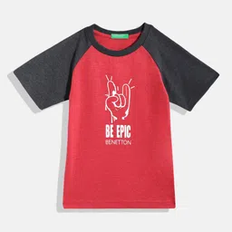 United Colors of Benetton Boys Typography Printed T-shirt-15