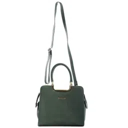 REDVALE Green Textured Large Handbag-12