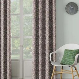 DDECOR Live Beautiful Purple Polyester 9 ft Long Door Curtain-14