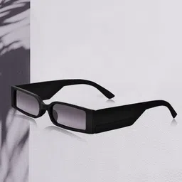 DressBerry Women UV Protected Rectangle Sunglasses-image-42