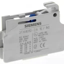 Siemens Auxiliary Contact Block 1 NO 3TX4010-2A-22