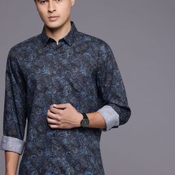 Louis Philippe Sport Slim Fit Ethnic Motifs Printed Casual Shirt-picture-10