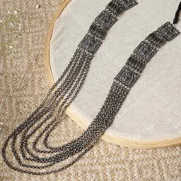 Teejh Ethnic Garul Silver Oxidized Necklaces for Women-image-98