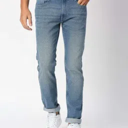 Pepe Jeans VAPOUR Blue Lightly Washed Slim Fit Jeans-picture-21