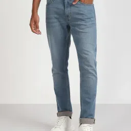Lee Blue Cotton Skinny Fit Jeans-picture-3