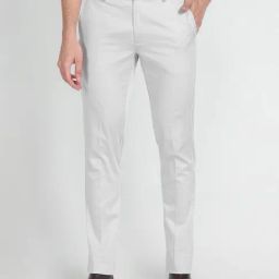 Arrow Grey Slim Fit Trousers-picture-33