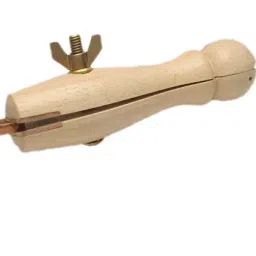 Thermo Wooden Ring Clamp Single End Holder With Leather Lined Jaw Jewelers (Lined Jaw)-picture-35