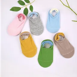 Kolor Fusion Kids Pack of 6 Anti Skid No Show Loafer Socks-picture-8