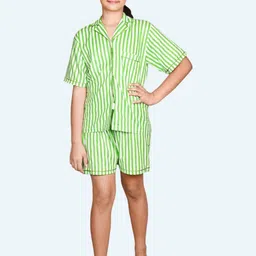 Modish Girls Striped Night suit-picture-58