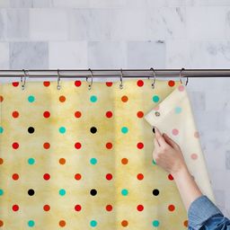 ArtzFolio Single Piece Waterproof Polyester Shower Curtain-image-39