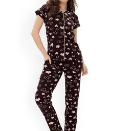 Piu Women Printed Night suit-image-77