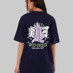Underrated Club Women Sports Printed V-Neck Extended Sleeves Bio Finish T-shirt-image-29