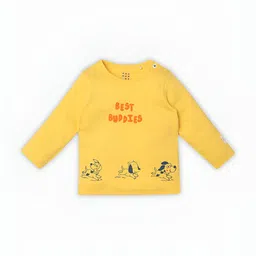 Ed-a-Mamma Baby Kids Typography Printed Bio Finish Applique T-shirt-47