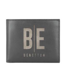 United Colors of Benetton Ackley Black Casual Leather Bi-Fold Wallet for Men-18