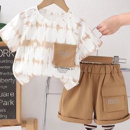 StyleCast x Revolte Boys Printed Pure Cotton T-shirt With Shorts-image-15
