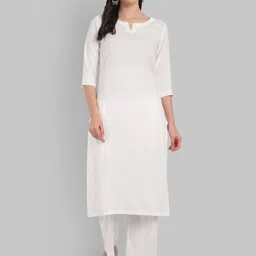 Mera Rang Women Regular Pure Cotton Kurta with Palazzos-image-57