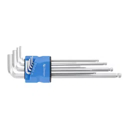 Hogert Technik 1.5-10 mm Ball End Hex Extra Long Wrenches, HT1W826 (Pack of 9 Pcs)-36