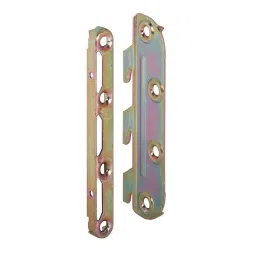 Hafele 130 mm Steel Chromatized Bed Connector with Cranked Hook-In, 271.03.930 (Set of 10 Pcs)-image-52