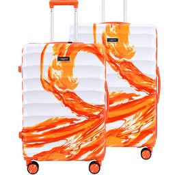 Luggero Set Of 2 Hard-Sided Trolley Bag-12
