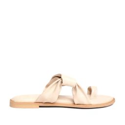 W Women's Ecru Toe Ring Sandals-image-9