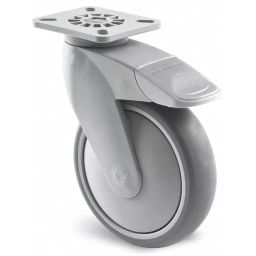 Guitel Hervieu Braked Swivel Castor Wheel 100 Kg Capacity 125 mm Wheel, 302319-image-71