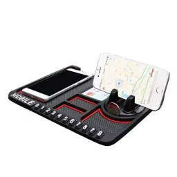 AMR Phone Navigation Mobile Holder for Car Dashboard Non-Slip Mat Rubber, AMR 424-89