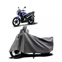 Auto Pearl Two Wheeler Cover with Bag for Yamaha Gladiator RS, Silver-image-57