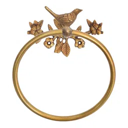 IndianShelf Gold-Toned Brass Bird Key Hook Kitchen Hanger-image-38