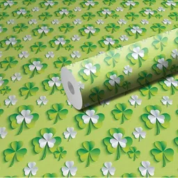 DeCorner Green & White Printed Self-Adhesive & Durable WallSticker-picture-5