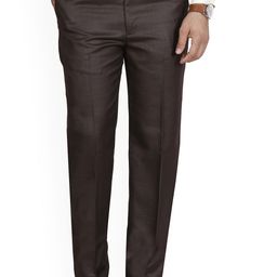 McHenry Men Regular Fit Mid-Rise Formal Trousers-image-90