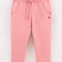 Sundae Kids Cotton Capri Length Leggings Solid Color - Hot Pink-image-47