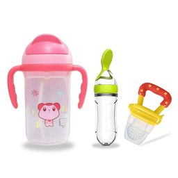 Chinmay Kids Soft Straw Feeding Sipper Anti Spill for Kids With Fruit Feeder And Soother - Made of Food-Grade Material, 100% free of BPA  (Pink-Green-Yellow)-image-82