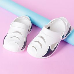 PASSION PETALS Colour Blocked Clogs - White-image-72