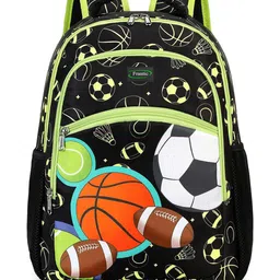Frantic Premium Quality Black Multiple ball bag for Kids - Height 16 Inches-picture-16