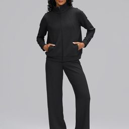 Blissclub Women Lightweight Outdoor Open Front Jacket-image-92