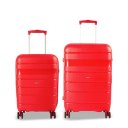 Timus Hard Luggage Set Of 2 Textured Hard-Sided Trolley Bags-78