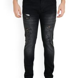 COMFITS Men Classic Mildly Distressed Light Fade Stretchable Jeans-image-94