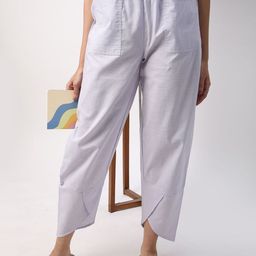 Mystere Paris Women Mid Rise Cotton Lounge Pant-image-62