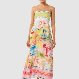 Forever New Women Tropical Printed Utility Pockets Sheath Dress-image-5