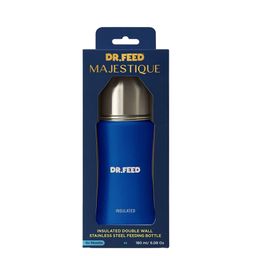 Adore Dr.Feed Majestique Navy Blue Insulated Feeding Bottles180ml-image-81