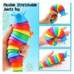 Bunie Small Slug Fidget Toys for Kids - Set of 2 Pcs Color & Design May Vary image 5