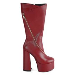 London Rag Women's Burgundy Casual Booties-image-21