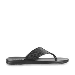 Mochi Men's Black Thong Sandals-image-76